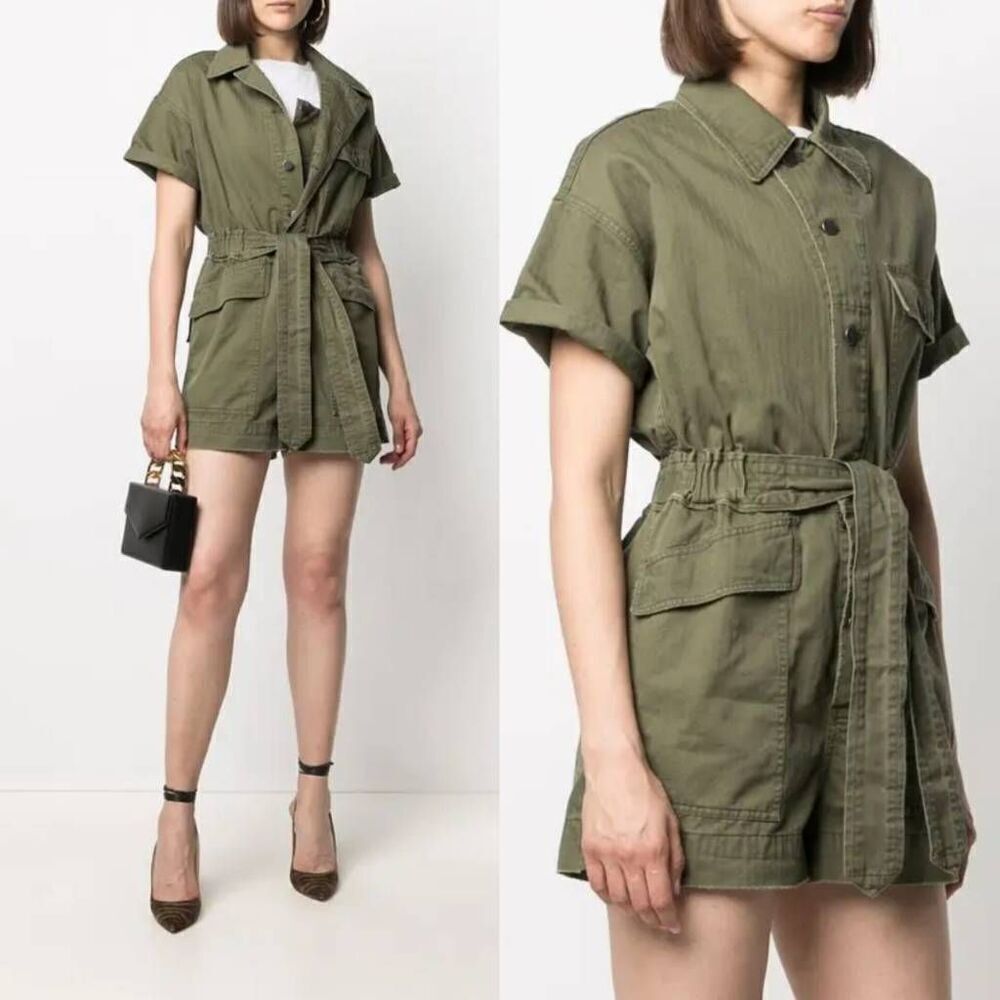 R13 Surplus Romper - Olive XS $1096 - Picture 2 of 12